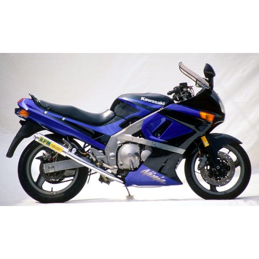 RPM アールピーエム RPM-4in2in1フルエキゾーストマフラー サイレンサーカバー：ステンレス ZZR400 KAWASAKI ...