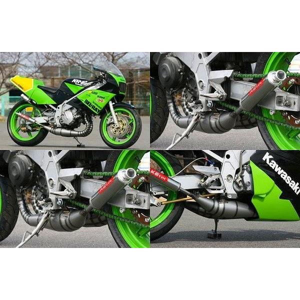 K2TEC ケイツーテック 鏡面ステンレスチャンバー TYPE-2 KR-1/S/R KAWASAKI カワサキ チャンバー マフラー