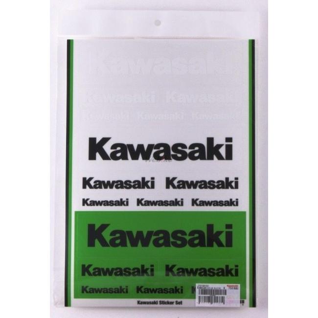 初回 ステッカー セット カワサキ（Kawasaki） ステッカーセット14 ステッカー・デカール 外装