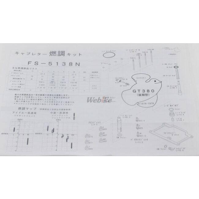 KEYSTER（キースター） キャブレター燃調キット GT380 SUZUKI スズキ