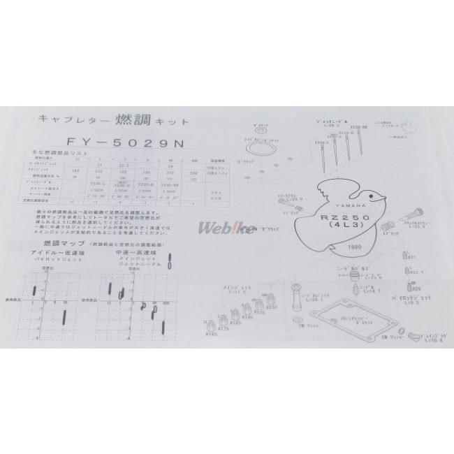 KEYSTER（キースター） キャブレター燃調キット RZ250 YAMAHA ヤマハ