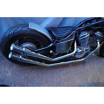 部品屋K&W アップスイープマフラー スティード400 スティード600 HONDA  