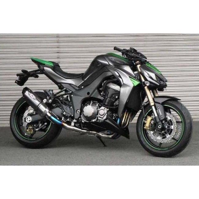 BEET ビート NASSERT(ナサート) Evolution TypeII T-2 フルエキゾーストマフラー サイレンサータイプ：ステンブラック Z1000 KAWASAKI カワサキ マフラー_1