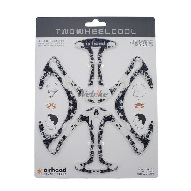 airhead エアーヘッド ヘルメット用ベンチレーションライナー [スカル・アンド・ボーンズ] その他ヘルメットオプション・補修部品 ヘルメット | ブランド登録なし | 01
