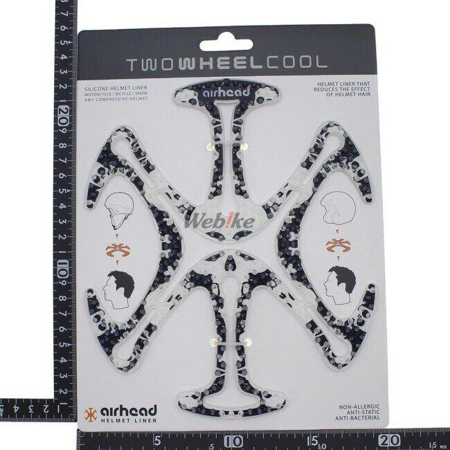 airhead エアーヘッド ヘルメット用ベンチレーションライナー [スカル・アンド・ボーンズ] その他ヘルメットオプション・補修部品 ヘルメット | ブランド登録なし | 04