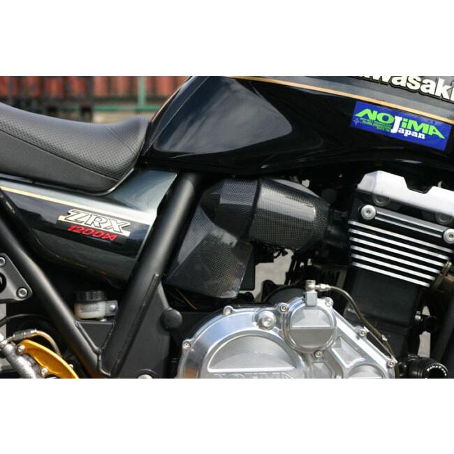 NOJIMA ノジマ (才谷屋)ラジエターシュラウド 素材：FRP カラー：ブラック(黒ゲル未塗装) ZRX1200DAEG [ダエグ] KAWASAKI カワサキ ラジエーター 冷却関連 | ノジマエンジニアリング | 01