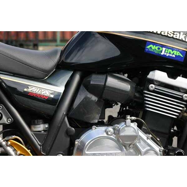 NOJIMA ノジマ (才谷屋)ラジエターシュラウド 素材：FRP カラー：ブラック(黒ゲル未塗装) ZRX1200DAEG [ダエグ] KAWASAKI カワサキ ラジエーター 冷却関連 | ノジマエンジニアリング | 03