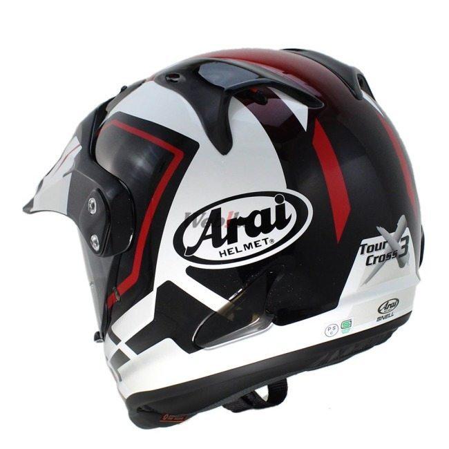 25300円 最も優遇の Arai Arai:アライ TOUR-CROSS3 ツアークロス3 ブラック レッド ヘルメット サイズ：L 59-60cm