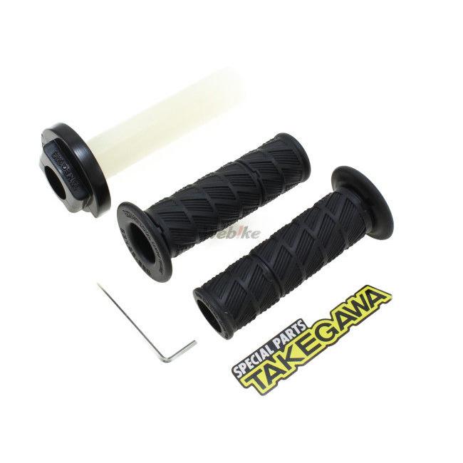 SP武川 SPタケガワ スタンダードハイスロットル(ケーブル無し) KEIHIN PB16 PC18 PC20 PD22 CR mini PE24 PE28 MIKUNI VM26 ハンドル周辺パーツ ハンドル | スペシャルパーツ武川 | 01