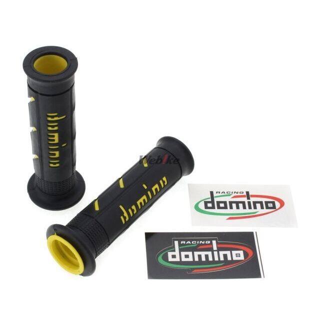 domino ドミノ ストリートタイプ グリップ カラー：ブラック×イエロー オンロードモデル ハンドル | domino | 01