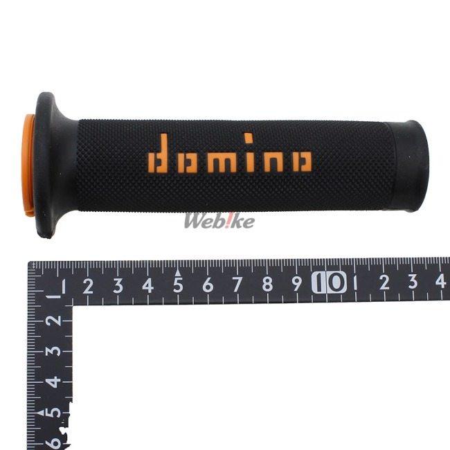 domino ドミノ レースタイプ グリップ カラー：ブラック×オレンジ ハンドル | domino | 07