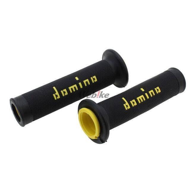 domino ドミノ レースタイプ グリップ カラー：ブラック×イエロー ハンドル | domino | 01
