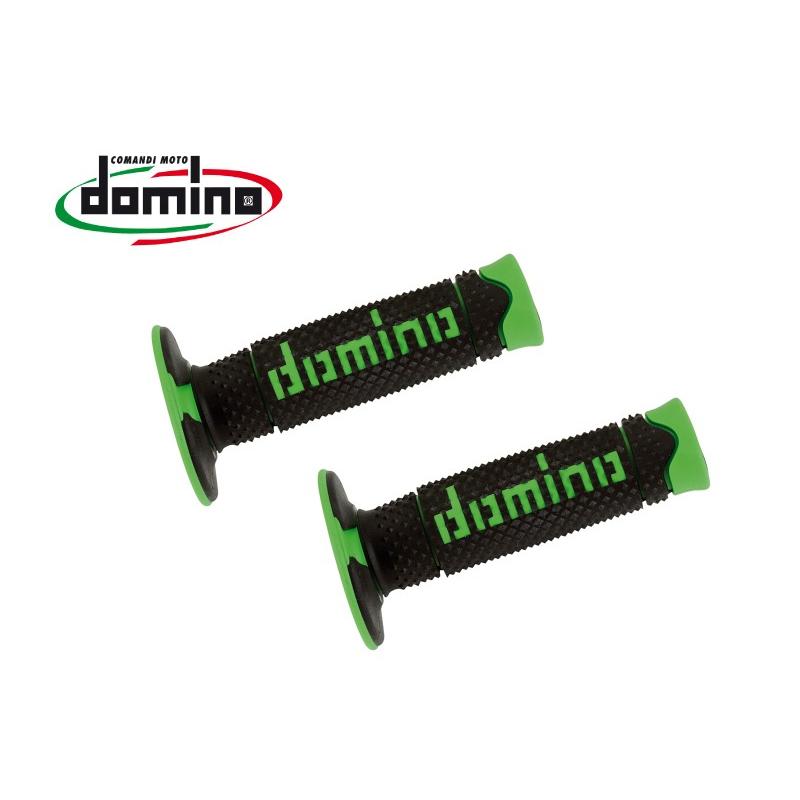 domino ドミノ オフロード DSH グリップ カラー：ブラック×グリーン ハンドル | domino | 01