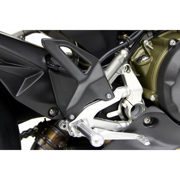 MOTO CORSE モトコルセ カーボン ライディングステップヒールガードセット ホールタイプ マットフィニッシュ Panigale [パニガーレ] 899Panigale ヒールガード