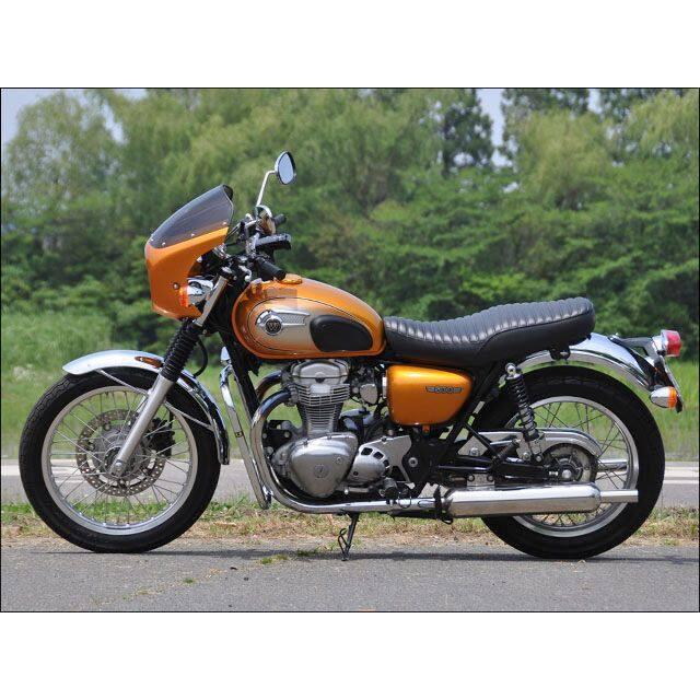 w650 ウインドスクリーン、シールド マルチバー付き シックデザイン
