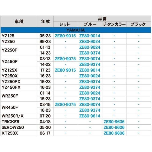 ZETA ジータ ドライブカバー WR250F WR450F YZ250F YZ250FX YZ450F YZ450FX YAMAHA ヤマハ その他外装オプション・補修部品 外装 | ZETA | 02