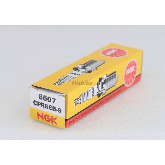 NGK エヌジーケー 標準プラグ CPR8EB-9 6607 KLX450R KX250 KX250F KX450F XT1200Z スーパーテネレ KAWASAKI カワサキ YAMAHA ヤマハ プラグ 点火系 エンジン | NGK | 01