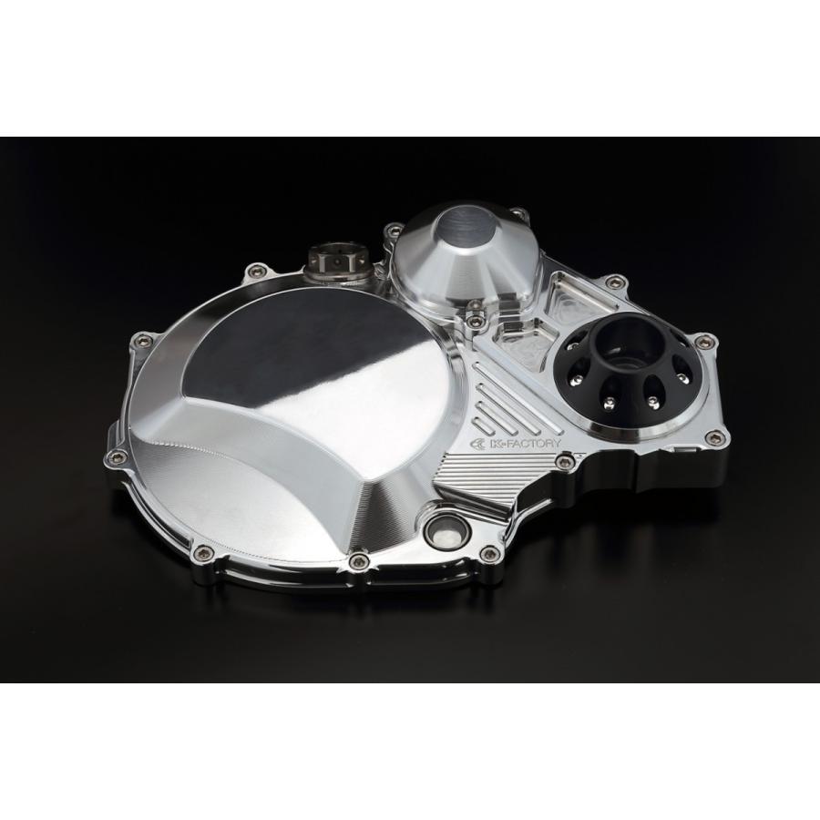 K-FACTORY ケイファクトリー クラッチカバー TYPE2 生地 (部分研磨仕上げ) ZRX1200 DAEG ZRX1100 GPZ900R KAWASAKI カワサキ エンジンパーツ エンジン