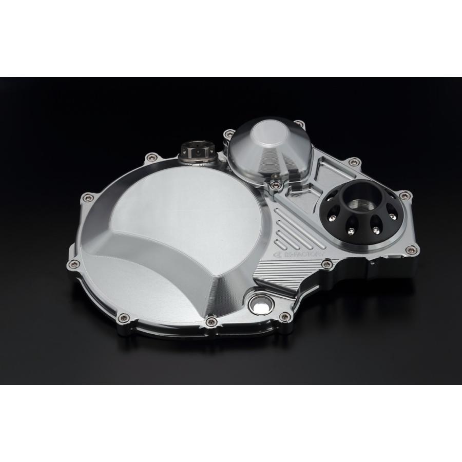 ZRX1200R 1100 クラッチカバー K-FACTORY（ケイファクトリー） クラッチカバー TYPE2 シルバー