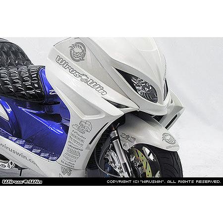 WirusWin ウイルズウィン ソリッドバイザーカウル タイプG 塗装 WirusWin ウイルズウィン ソリッドバイザーカウル タイプG 塗装