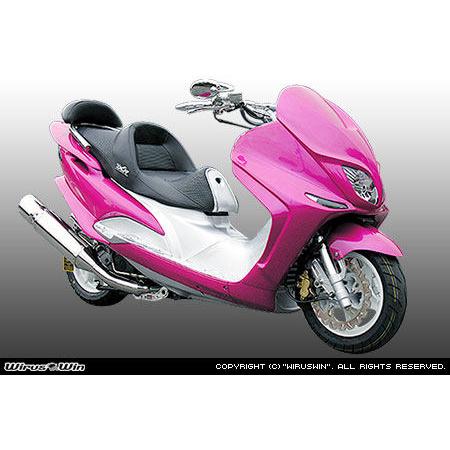 マジェスティ125用ウイルズウイン改単眼フェイス！ワンオフステー付き マジェスティ125用ウイルズウイン改単眼フェイス！ワンオフ