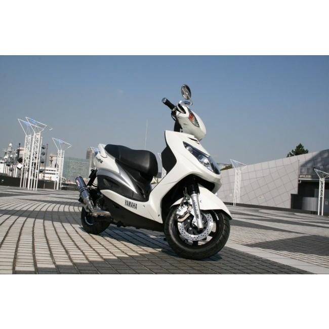 RPM アールピーエム 80D-RAPTORフルエキゾーストマフラー サイレンサーカバー：ブルーチタン シグナスX YAMAHA ヤマハ フルエキゾーストマフラー マフラー_2
