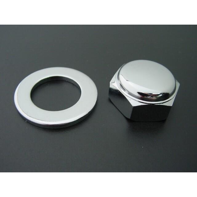 BRC ビーアールシー ステムナットセット 【純正メッキ】 ホークII  CB400T ホークIII CB400N スーパーホークIII CB400D ホーク CB250T CB250N スーパーHAWK250 | ブランド登録なし