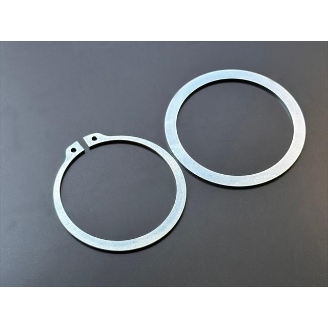 BRC ビーアールシー リアホイール用エキスターナルサークリップ＋ワッシャー CB400フォア (空冷) HONDA ホンダ その他ホイールオプション・補修部品 足回り | ブランド登録なし