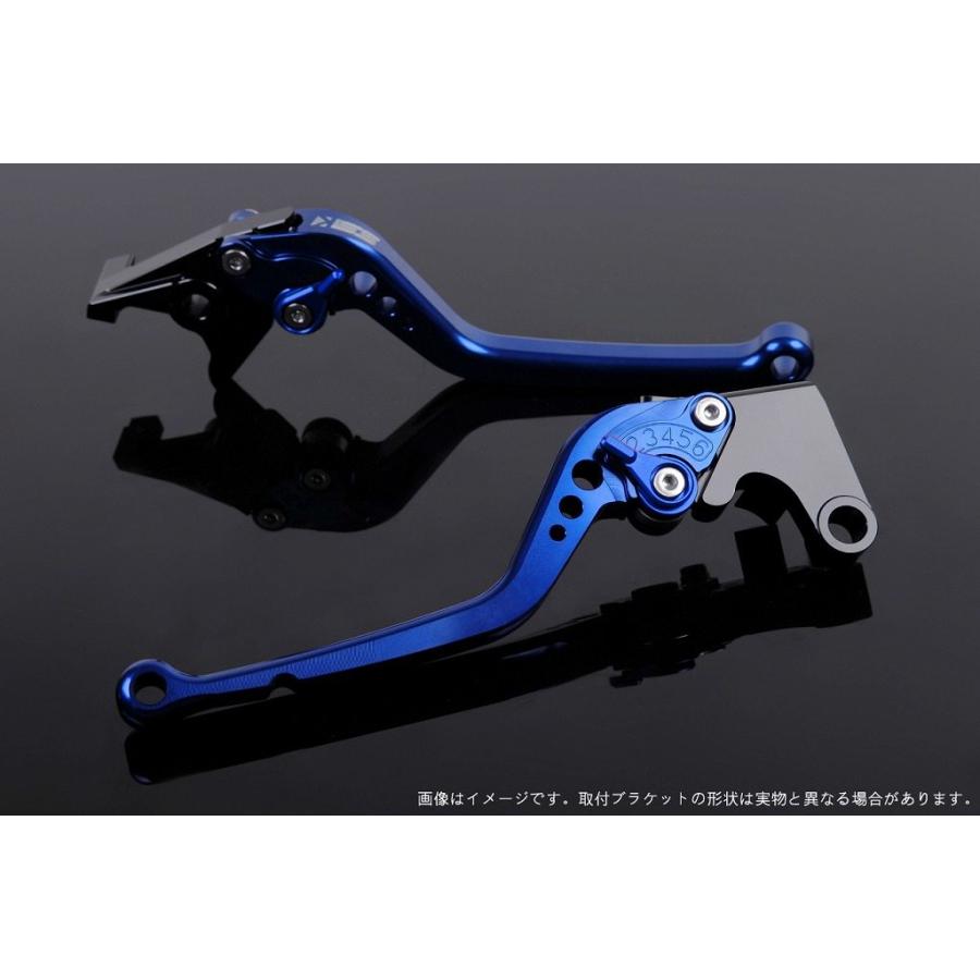 SPEEDRA スピードラ アルミビレットアジャストレバーセット スタンダードロング アジャスターカラー：ブルー HONDA ホンダ ブレーキ・クラッチレバーセット | SPEEDRA