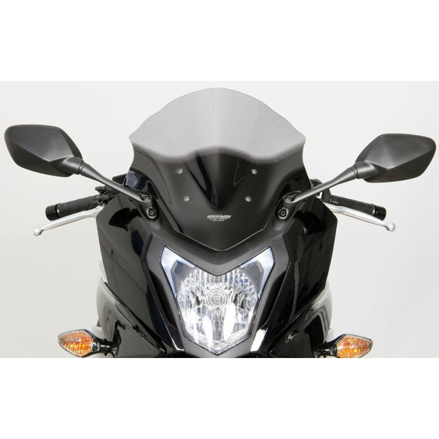 MRA エムアールエー スクリーン レーシング カラー：ブラック／グラデーション無し CBR650F HONDA ホンダ 外装