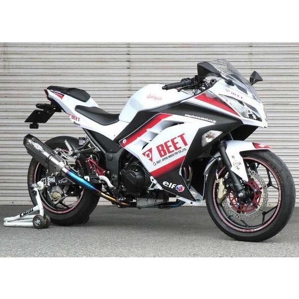 ニンジャ250 NINJA250 BEET ビートサイレンサー　マフラー BEET（ビート） NASSERT(ナサート) Evolution TypeII フルエキゾースト