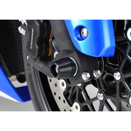 AGRAS AGRAS:アグラス フロントアクスルプロテクター スライダー部材質：ジュラコン / カラー：ブラック GSX-R1000｜webike