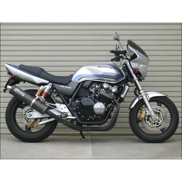 CHIC DESIGN シックデザイン ロードコメット2 カラー：イタリアンレッド(ストライプ) / スクリーンカラー：クリア CB400スーパーフォア HONDA ホンダ 外装の画像