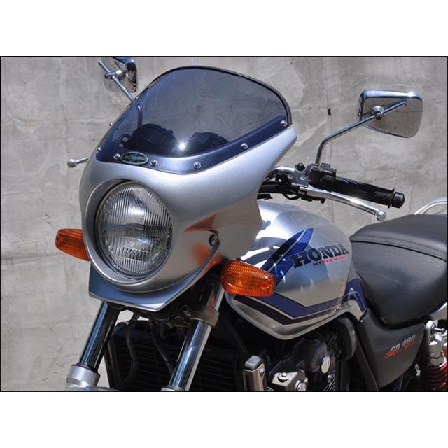 CHIC DESIGN シックデザイン ロードコメット2 カラー：キャンディフェニックスブルー(ストライプ) / スクリーンカラー：クリア CB400スーパーフォア カウル関連