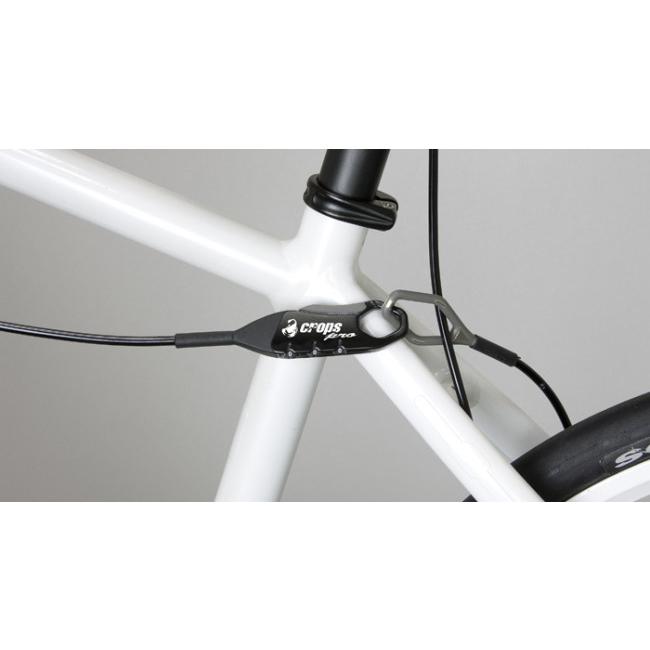 CROPS クロップス マルチパーパスロック PROシリーズ Q5 ストレートケーブル カラー：ブラック ワイヤーロック 保管・盗難防止用品 | crops | 01