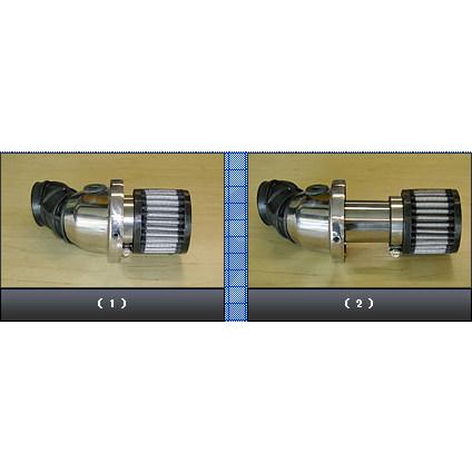 WirusWin ウイルズウィン ブリーズタイプ エアクリーナーキット カラー：シルバーメッキ マジェスティ250(SG20J) YAMAHA ヤマハ 吸気関連 エンジン | WirusWin | 02