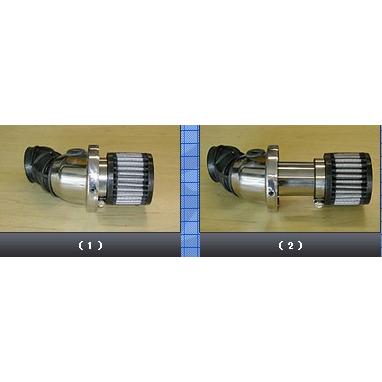 WirusWin ウイルズウィン ブリーズタイプ エアクリーナーキット カラー：シルバーメッキ マジェスティ250(4HC) YAMAHA ヤマハ 吸気関連 エンジン | WirusWin | 02