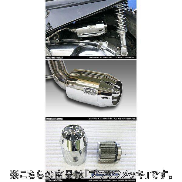 WirusWin ウイルズウィン ブリーズタイプ エアクリーナーキット カラー：ブラックメッキ マジェスティ250(4HC) YAMAHA ヤマハ 吸気関連 エンジン