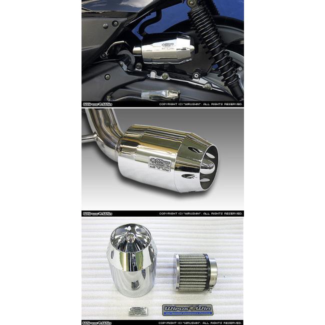 WirusWin ウイルズウィン ブリーズタイプ エアクリーナーキット カラー：レッドメッキ シグナスX YAMAHA ヤマハ 吸気関連 エンジン | WirusWin | 01
