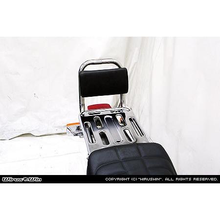 WirusWin ウイルズウィン バックレスト付き タンデムバー スーパーカブ70 HONDA ホンダ グラブバー・タンデムバー・シーシーバー 外装の画像