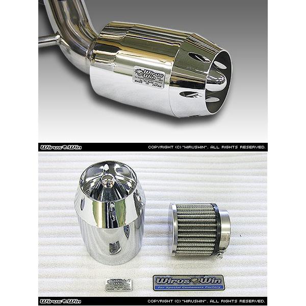 WirusWin ウイルズウィン ブリーズタイプ エアクリーナーキット カラー：ブラックメッキ フォルツァ(MF10) HONDA ホンダ 吸気関連 エンジン_2