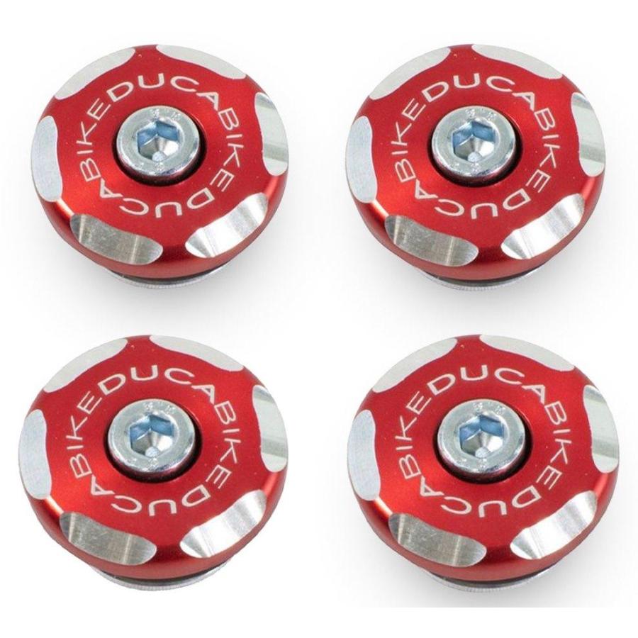 DUCABIKE (DBK) ドゥカバイク (ディービーケー) フレームプラグ カラー：レッド PANIGALE 899 1199 S DUCATI ドゥカティ フレームホールキャップ 外装 | ブランド登録なし