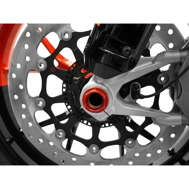 DUCABIKE (DBK) ドゥカバイク (ディービーケー) フロントアクスルナット カラー：レッド DUCATI ドゥカティ アクスルナット ホイール関連 足回り | ブランド登録なし | 02