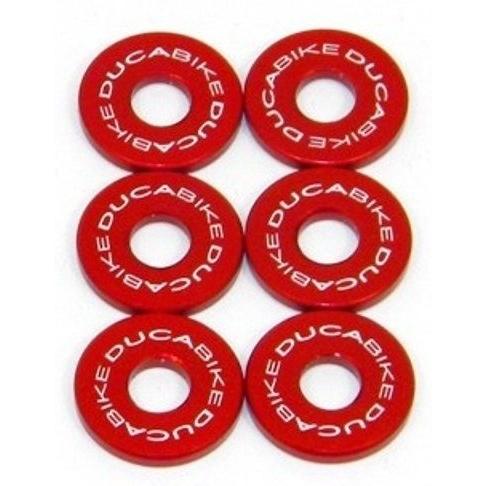 DUCABIKE (DBK) ドゥカバイク (ディービーケー) 湿式クラッチ用 スプリング・リテーナー カラー：レッド DUCATI ドゥカティ クラッチスプリングリテーナー | ブランド登録なし