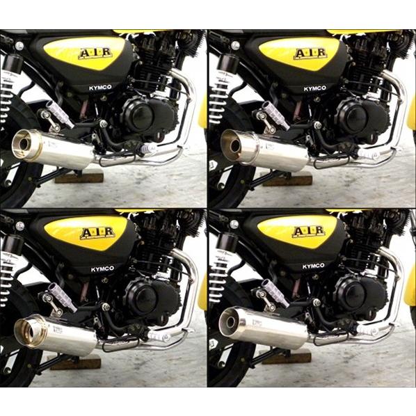 WirusWin ウイルズウィン ドラッグバイソンマフラー スポーツタイプ A.I.R150 KYMCO キムコ フルエキゾーストマフラー マフラー_1