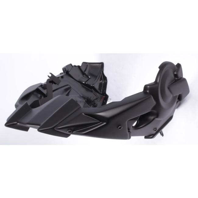 Puig プーチ エンジンスポイラー カラー：ブラック(つや消) MT-07 Tracer 700 YAMAHA ヤマハ アンダーカウル カウル関連 外装_6