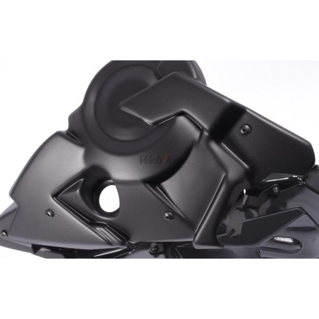 Puig プーチ エンジンスポイラー カラー：ブラック(つや消) MT-07 Tracer 700 YAMAHA ヤマハ アンダーカウル カウル関連 外装_8