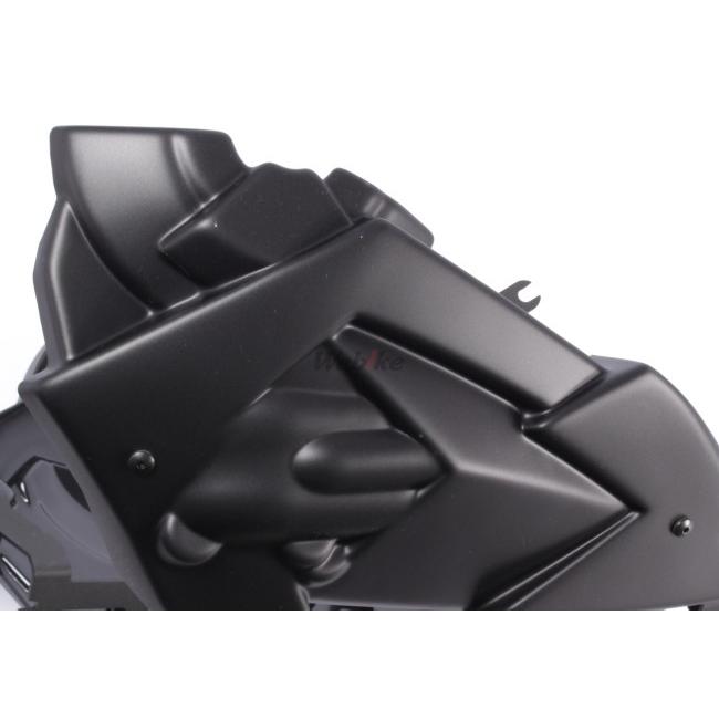 Puig プーチ エンジンスポイラー カラー：ブラック(つや消) MT-07 Tracer 700 YAMAHA ヤマハ アンダーカウル カウル関連 外装_9