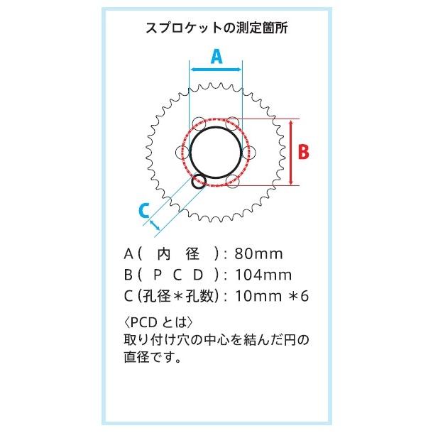 SUNSTAR（サンスター） リアスプロケット スチール 500SS MACHIII