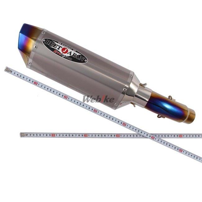 BEET ビート NASSERT(ナサート) Evolution TypeII スリップオンマフラー サイレンサータイプ：クリアチタン ZX-6R ABS KAWASAKI カワサキ マフラー | BEET | 09